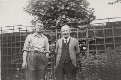 John Boulter (right) with his son Edward Mafeking Boulter (left). Photo: Kelsa Smith