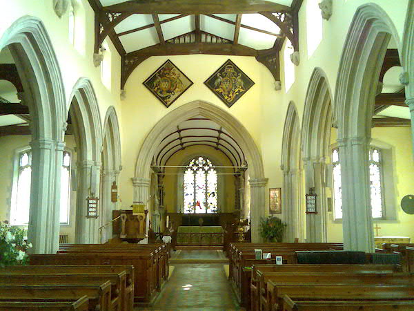 Inside Barkway St Mary Magdalene parish church, Barkway, Hertfordshire. Photo: Andrew Martin.
