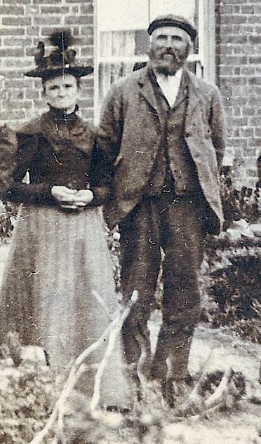 Elizabeth Howlett with her husband James Gilbert